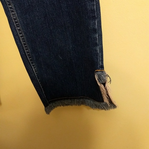 Vintage high waist so jean capris fray sz 13 *U - Picture 3 of 5